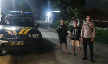 Unit Samapta Polsek Cireunghas Laksanakan Patroli Ke Perbatasan Kab.Sukabumi Dan Kab.Cianjur
