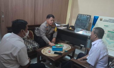 Tingkatkan Sinergitas,Kapolsek Sukalarang Laksanakan Giat Sambang Ke Puskesmas
