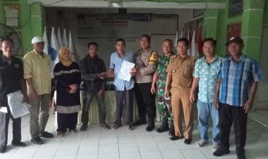 Selisih Paham Antar Masyarakat, Bhabinkamtibmas Adakan Rembuk Pekon