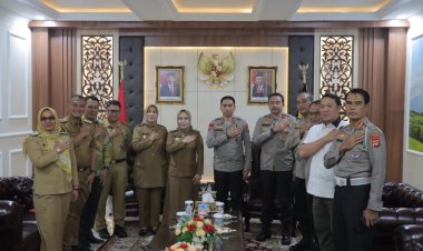 Kapolda Lampung Terima Auidensi PJ Bupati Tulang Bawang Barat