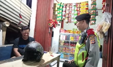 Unit Samapta Polsek Cireunghas Polres Sukabumi Kota, Laksanakan Patroli Malam Minggu