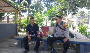 Bhabinkamtibmas Polsek Cibeureum Polres Sukabumi Kota Laksanakan Binluh Kepada Warga Binaanya