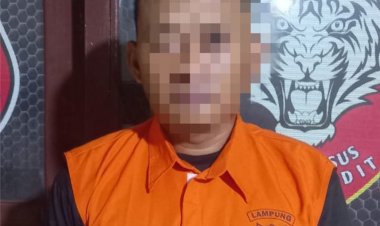 Polsek Katibung, Lampung Selatan Ciduk Seorang Petani Pemilik Narkotika Jenis Shabu