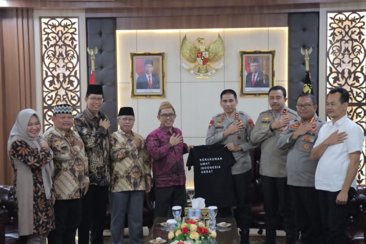 Kapolda Lampung Terima Kunjungan Kakanwil Kementerian Agama dan Ketua FKUB Provinsi Lampung