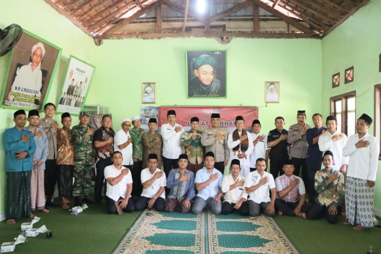 Jum'at Curhat, Kapolres Pesawaran Polda Lampung Komunikasi Aktif Dengan Ulama