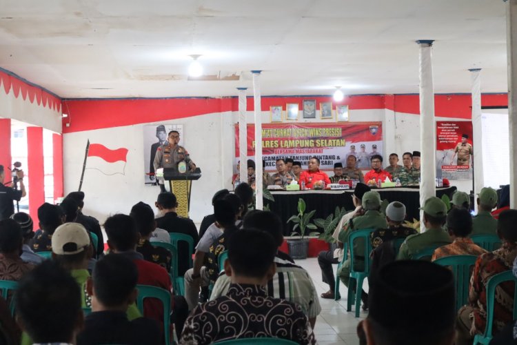 Jumat Curhat, Warga Apresisasi Polsek Tanjung Bintang Polres Lamsel Tangani Covid, Vaksin Ternak dan Stunting, serta Pemulung Gadungan