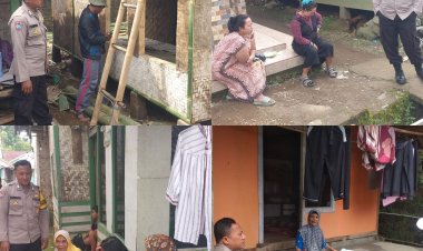 Pastikan Wilayah Binaannya Aman, Bhabinkamtibmas Laksanakan Giat Sambang