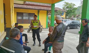 Cegah Gangguan Kamtibmas Unit Samapta Polsek Cireunghas Laksanakan Patroli Rutin