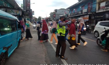 Gatur Lalin Pagi, Bentuk Pelayanan Polsek Sukalarang Kepada Masyarakat