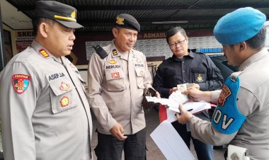 Tingkatkan Disiplin Anggota, Unit Propam Polsek sukalarang Gelar Operasi Gaktibplin