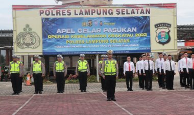 Polres Lampung Selatan Gelar Operasi Keselamatan Krakatau  2023 Selama 14 Hari