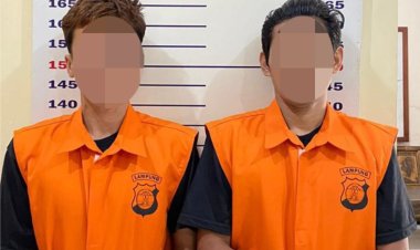 Polsek Kalianda Lampung Selatan Tangkap 2 Pemuda Maling Mesin Diesel