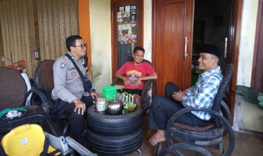 Bhabinkamtibmas Polsek Cibeureum Polres Sukabumi Kota Laksanakan Silaturahmi Dengan Tokoh Masyarakat