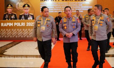 Tutup Rapim,  Kapolri Jenderal Listyo Sigit Prabowo Pastikan Kawal Seluruh Kebijakan Pemerintah
