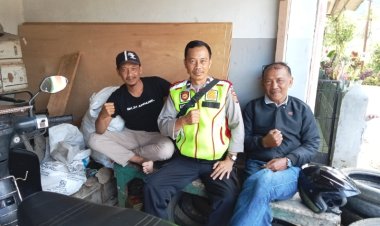 Cegah Kejahatan Unit Samapta Polsek Cireunghas Laksanakan Patroli Dialogis