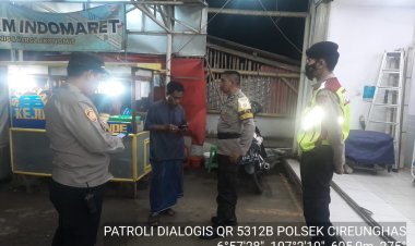 Kapolsek Cireunghas Polres Sukabumi Kota, Pimpin Patroli KRYD