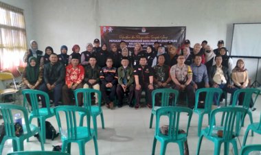Bhabinkamtibmas Polsek Cibeureum Hadiri Pelantikan Petugas Pantarlih