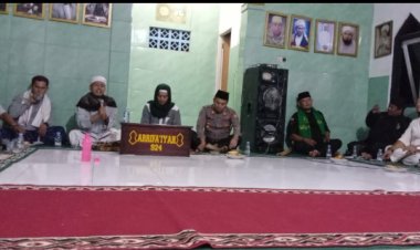 Kapolsek Cibeureum Polres Sukabumi Kota Hadiri Pengajian Rutin Mingguan