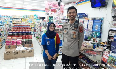 Unit Samapta Polsek Cireunghas Polres Sukabumi Kota, Laksanakan Patroli Dialogis Secara Humanis
