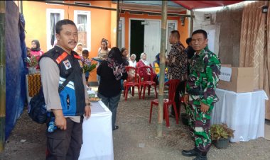 Keren, Bhabinkamtibmas Dan Babinsa Kel.Cibeureum Hilir  Solid Amankan Wilayah Binaanya