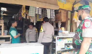 Pengecekan Sembako Polsek Sukalarang Di Wilayah Hukum Polsek Sukalarang