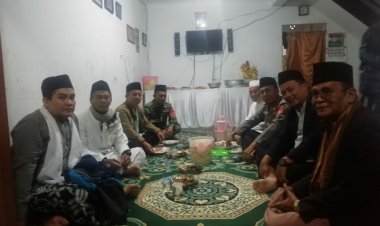 Kapolsek Cibeureum Bersama Forkompimcam Laksanakan Silaturahmi Dengan Para Tokoh