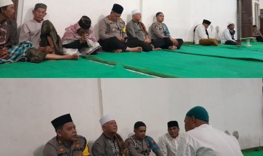 Ikuti Pengajian Bersama, Langkah Kapolsek Sukalarang Dekatkan Diri Dengan Kiyai