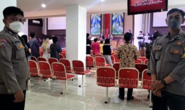 Ciptakan Rasa Aman Polisi Rutin Pam Gereja Setiap Minggu