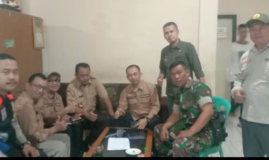 Bhabinkamtibmas Dan Babinsa Kel.Cibeureum Hilir Laksanakan Anjangsana Ke Kelurahan
