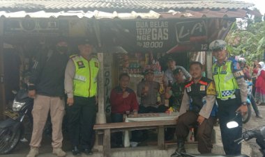 Patut Di Contoh, Sinergitas TNI-Polri Dan Camat Cibeureum  Kompak Jaga Wilayah