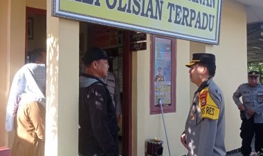 Pastikan Pelayanan Berjalan Kapolresta Sidak Mapolsek