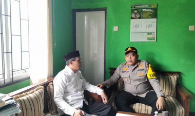 Kapolsek Sukalarang Melaksanakan Giat Sambang dan Silaturahmi Ke Kantor KUA