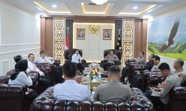 Kapolda Lampung Terima Audensi Kalapas Kelas II A Bandar Lampung