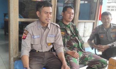 Bhabinkamtibmas Bersama Babinsa Melaksanakan Giat Sambang Kepada Warga Binaan