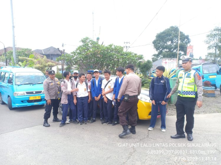 Antisipasi Tawuran Antar Pelajar, Polsek Sukalarang Gencarkan Patroli