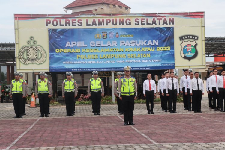 Polres Lampung Selatan Gelar Operasi Keselamatan Krakatau  2023 Selama 14 Hari
