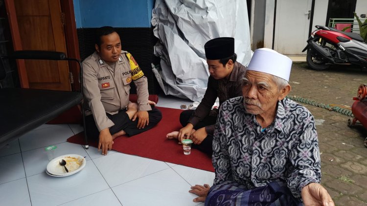 Lewat Sambang Bhabinkamtibmas Ajak Warga Wujudkan Kamtibmas Kondusif