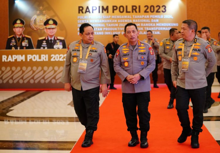 Tutup Rapim,  Kapolri Jenderal Listyo Sigit Prabowo Pastikan Kawal Seluruh Kebijakan Pemerintah