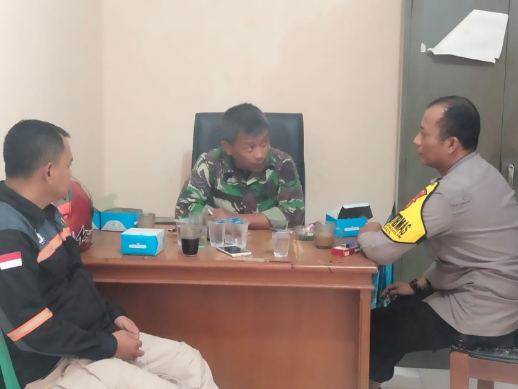 Sinergitas TNI Polri  sambang di wilayah binaan Kelurahan Sudajayahilir
