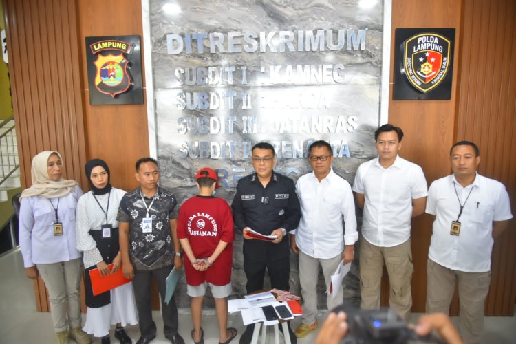 Amankan Satu Pelaku, Polda Lampung Ungkap kasus TPPO di Bandar Lampung