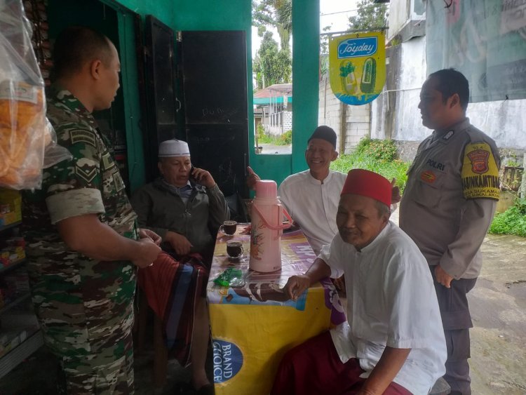 Sambang Warga, Sinergritas TNI – POLRI Wilayah Hukum Polsek Sukalarang
