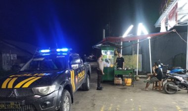 Unit Samapta Polsek Cireunghas, Tingkatkan Patroli Malam Guna Antisipasi Aksi Kejahatan