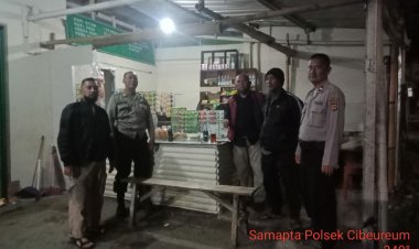 Unit Samapta Polsek Cibeureum, Laksanakan Patroli Sore Antisipasi Genk Motor