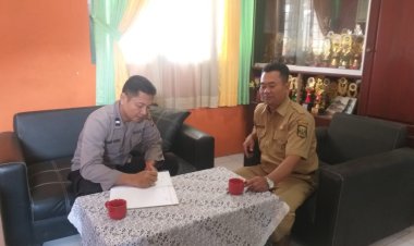 Kanit Binmas Melaksanakan Giat Sambang Pendidikan Ke Sekolah Dasar