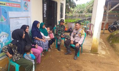 Bhabinkamtibmas di Polsek Bengkulu Tengah Rutin Sambang Door-to-door