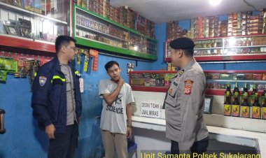 Jelang Ramadhan, Polsek Sukalarang Gencarkan Razia Miras Dan Penyakit Masyarakat