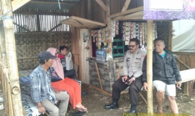 Ciptakan Ketentraman,Unit Samapta Polsek Cibeureum Laksanakan Patroli Dialogis