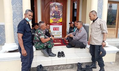 Sinergitas TNI-POLRI ,Ngariung Bareng Bersama Polsek Cireunghas  Dan Posramil