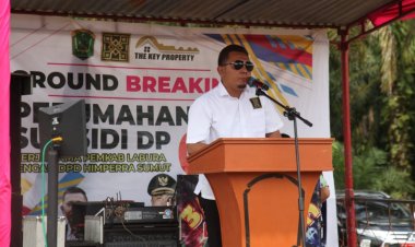 Korwil Sumatera DPP Sedulur Jokowi, Hadiri Peletakan Batu Pertama Program Rumah Subsidi