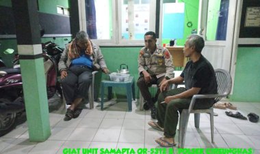 Unit Samapta Polsek Cireunghas Laksanakan Sambang Dan Patroli Dialogis